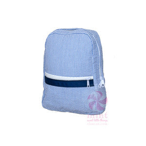 Small Backpack Seersucker