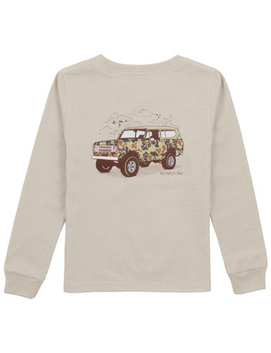 Camo Truck Long Sleeve Tee