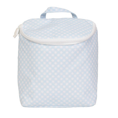Blue Gingham Bottle Bag - Image 4